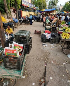 Street vending market, Patna